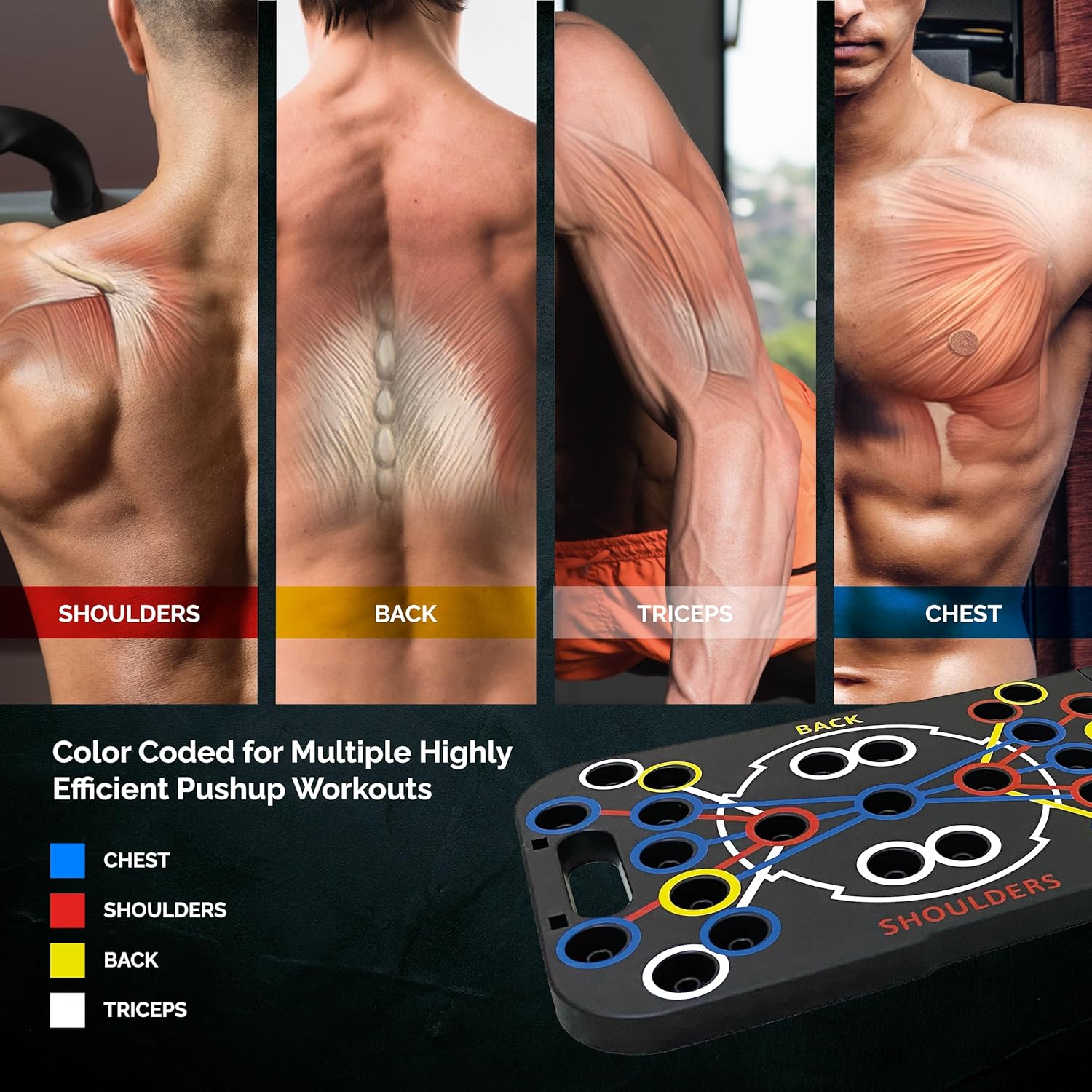 ヤマダモール | マルチプッシュアップボード 腕立て ホームジム